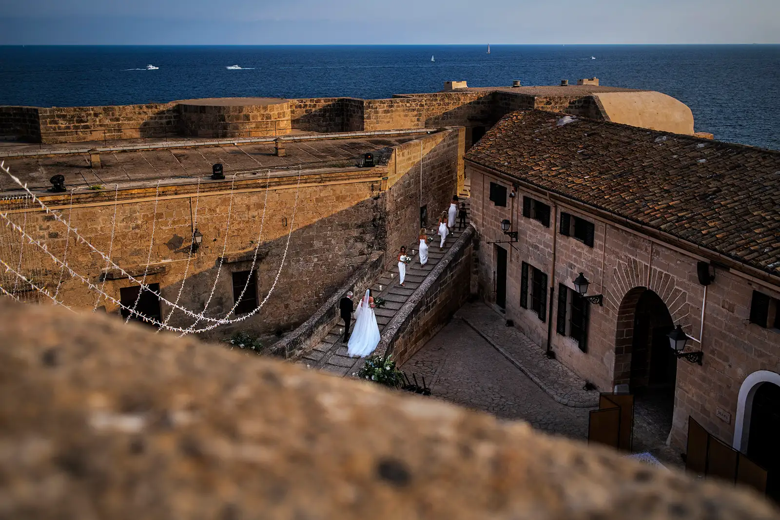 Gabby & Ed | Castillo de San Carlos | Mallorca wedding