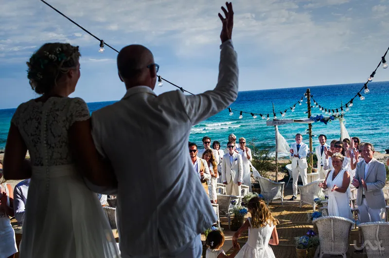 Madelon & Dennis | 10punto7 Formentera Beach club | Formentera wedding