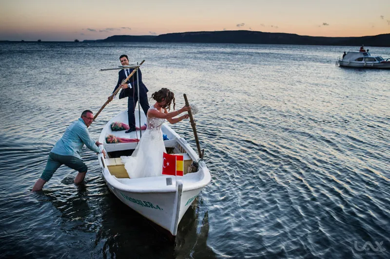 Sofía & Görkem| Marina Restaurant | Çanakkale | Boda Turca